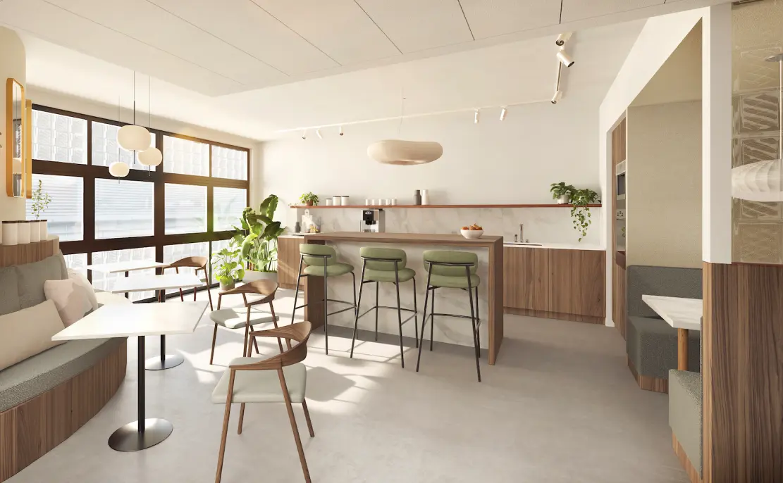 Image of an open space office