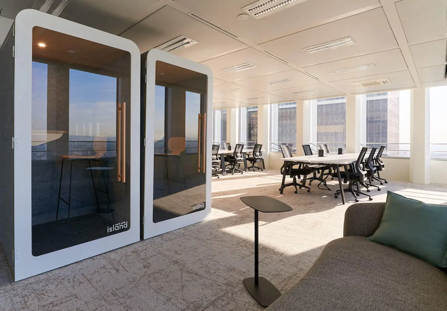 Image of an open space office