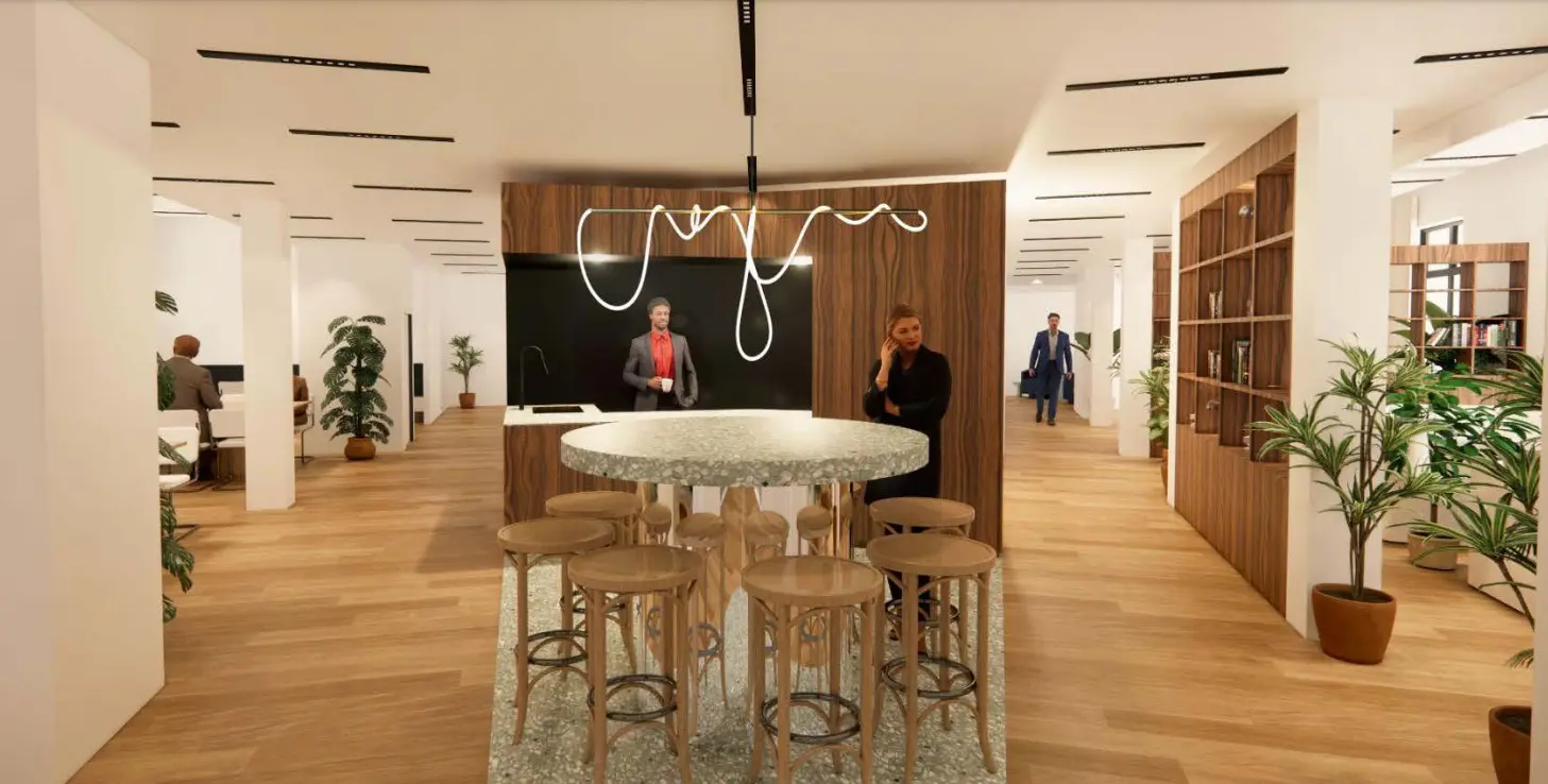 Image of an open space office