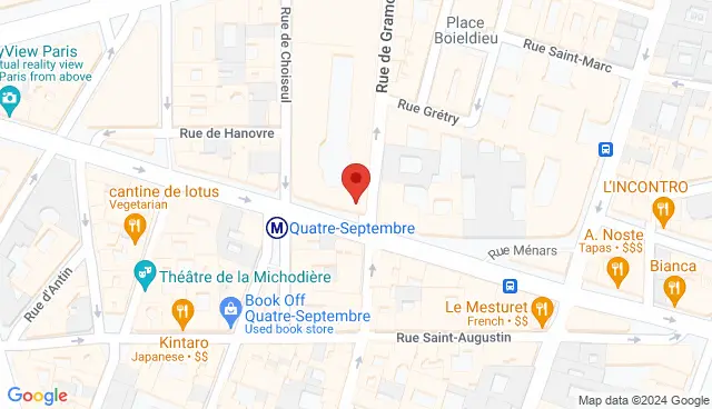 Map with the location of the offer