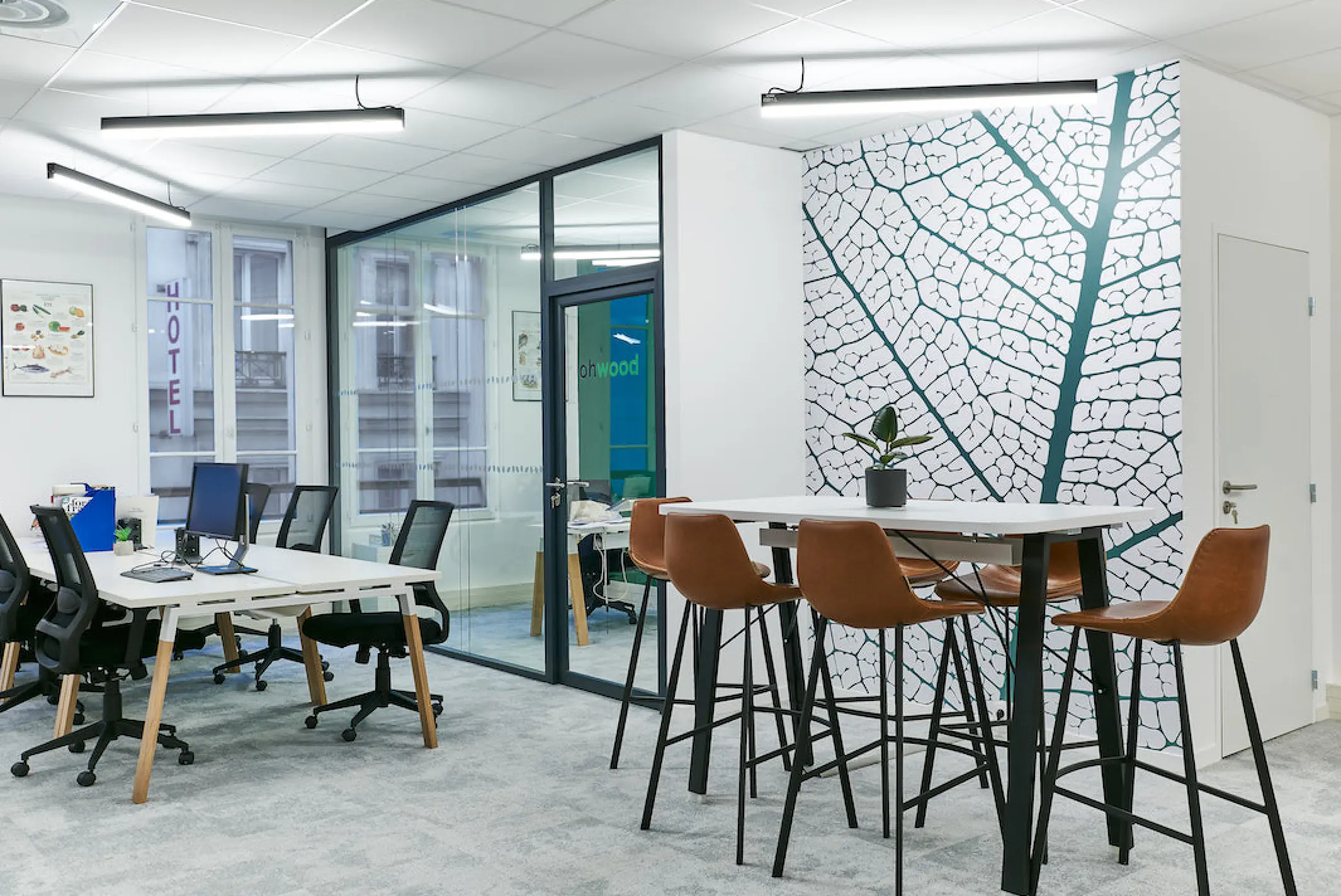 Image of an open space office