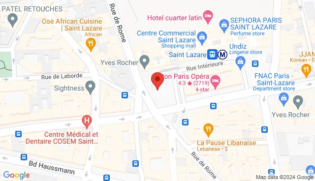 Map with the location of the offer