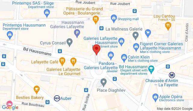 Map with the location of the offer