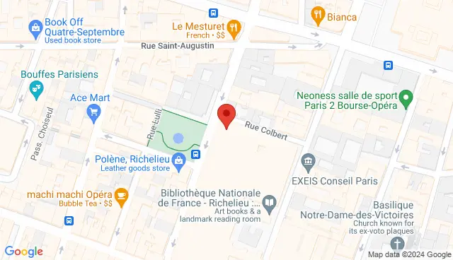 Map with the location of the offer