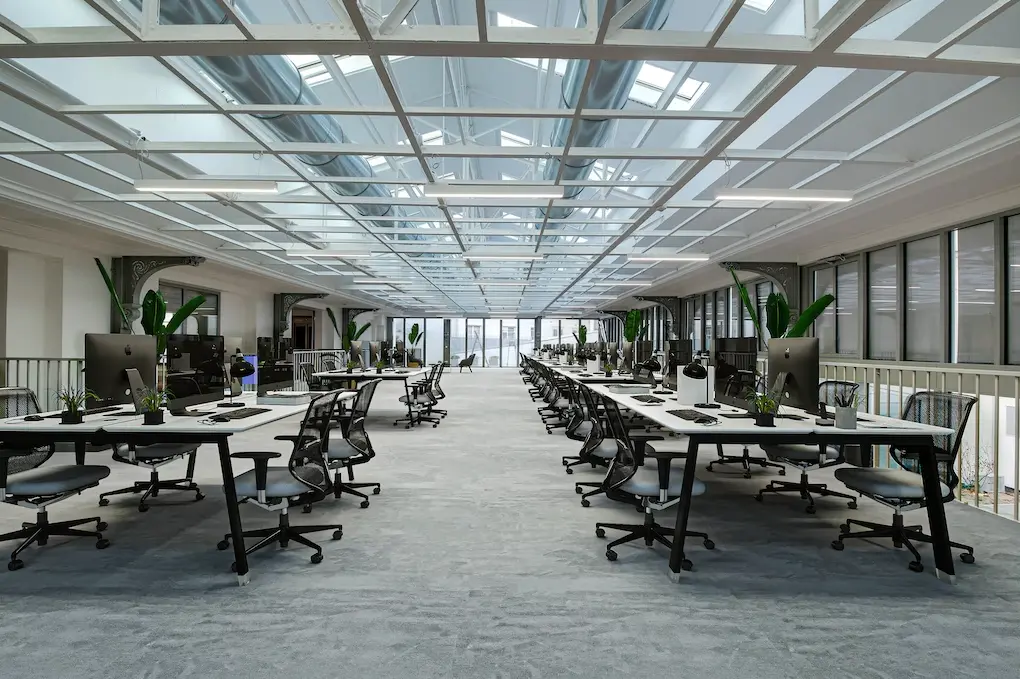 Image of an open space office
