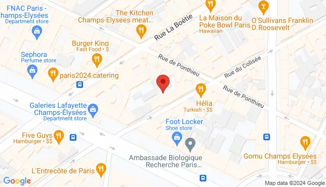 Map with the location of the offer