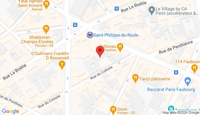 Map with the location of the offer