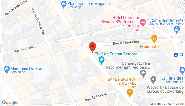 Map with the location of the offer