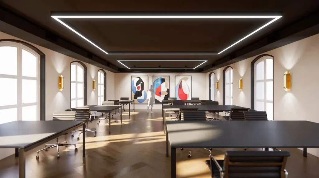 Image of an open space office