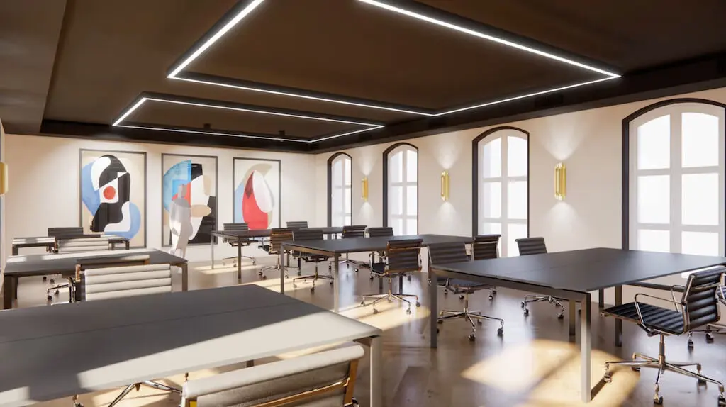 Image of an open space office