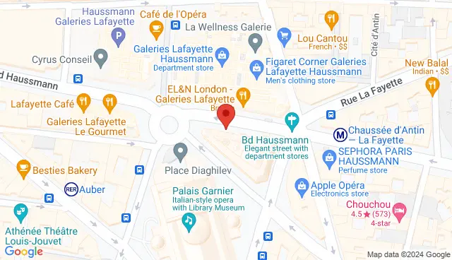 Map with the location of the offer